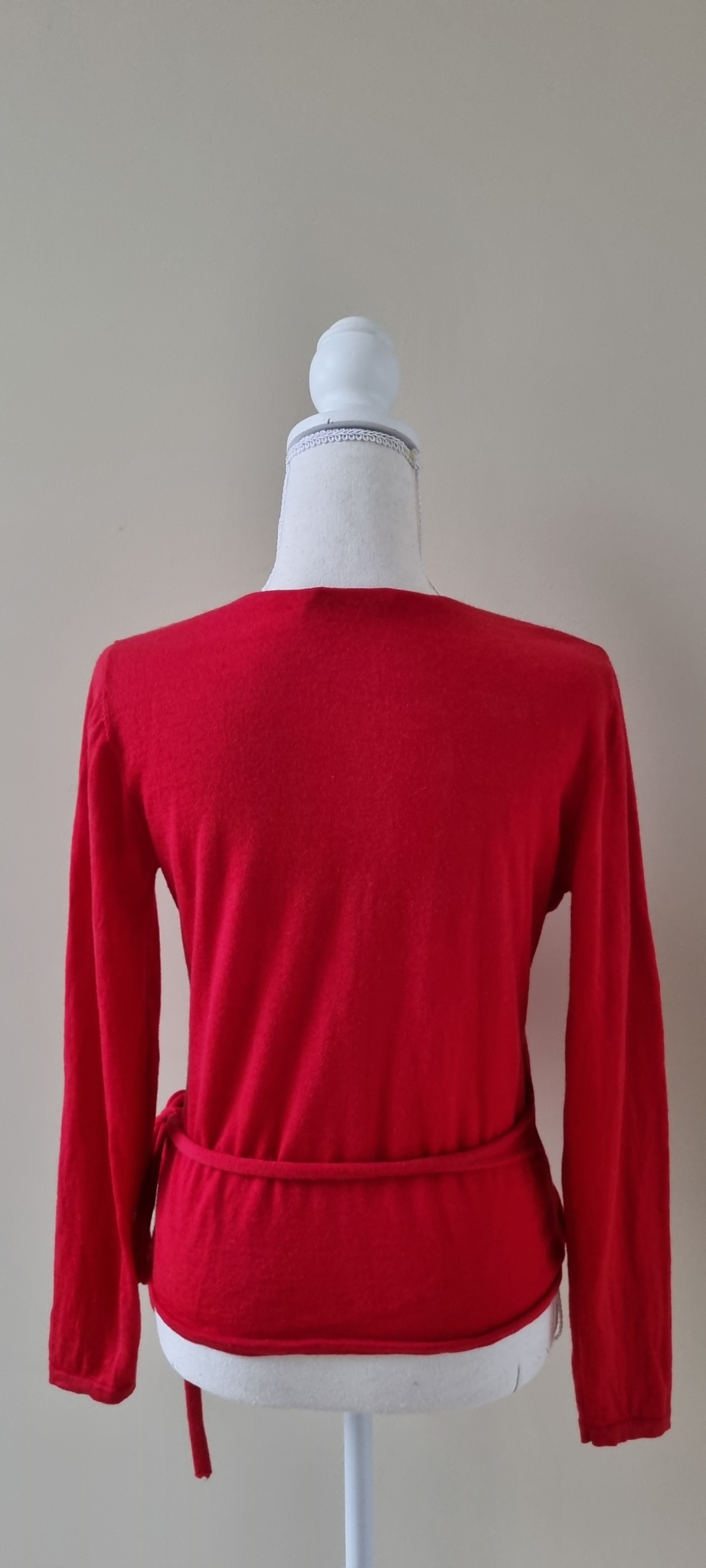 Marilyn Seyb Merino Wool Wrap Style Top size 14, image 3