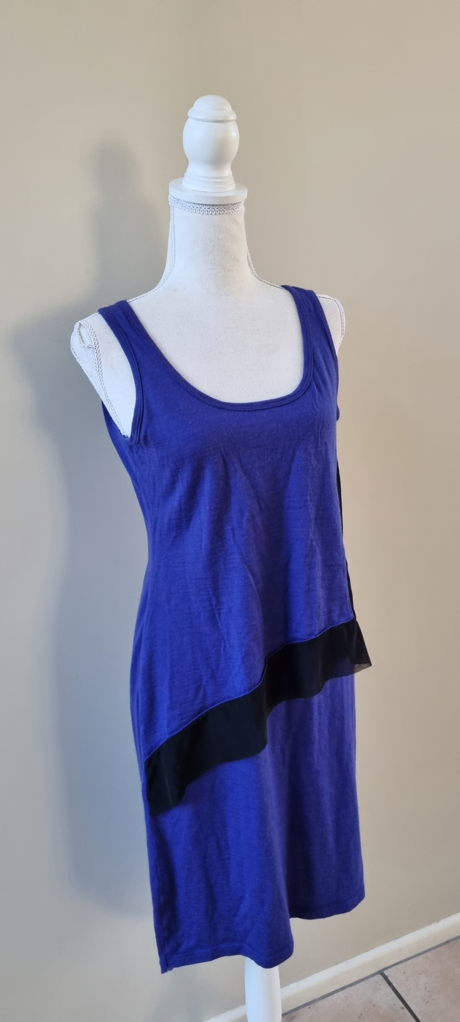 Max Purple Merino Wool Dress size S, image 2