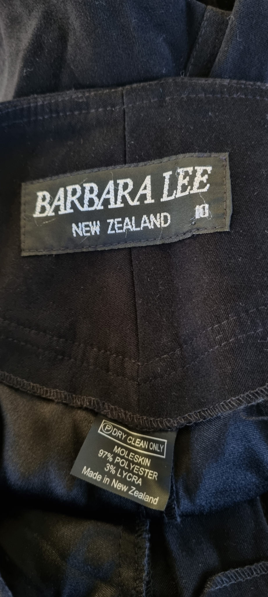 Barbara Lee Black Pants Size 10, image 2