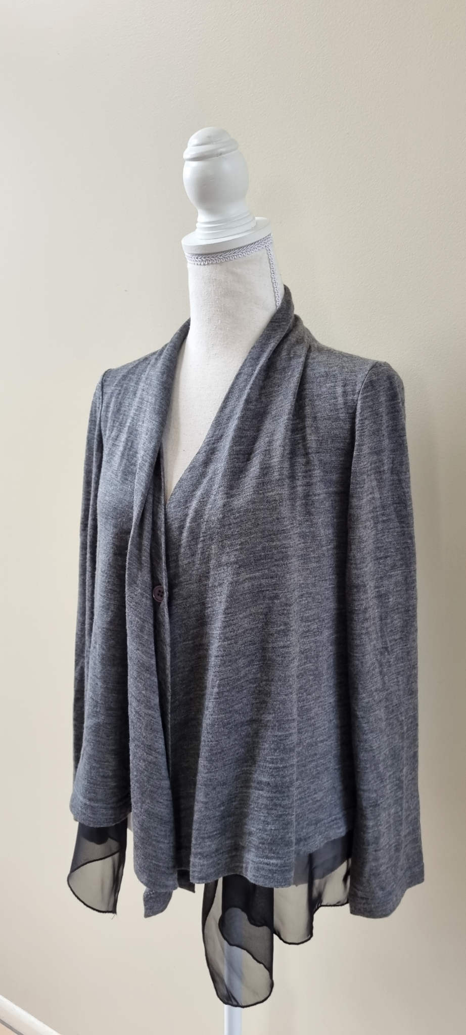 Grace Hill Merino Blend Cardigan size 12, image 2