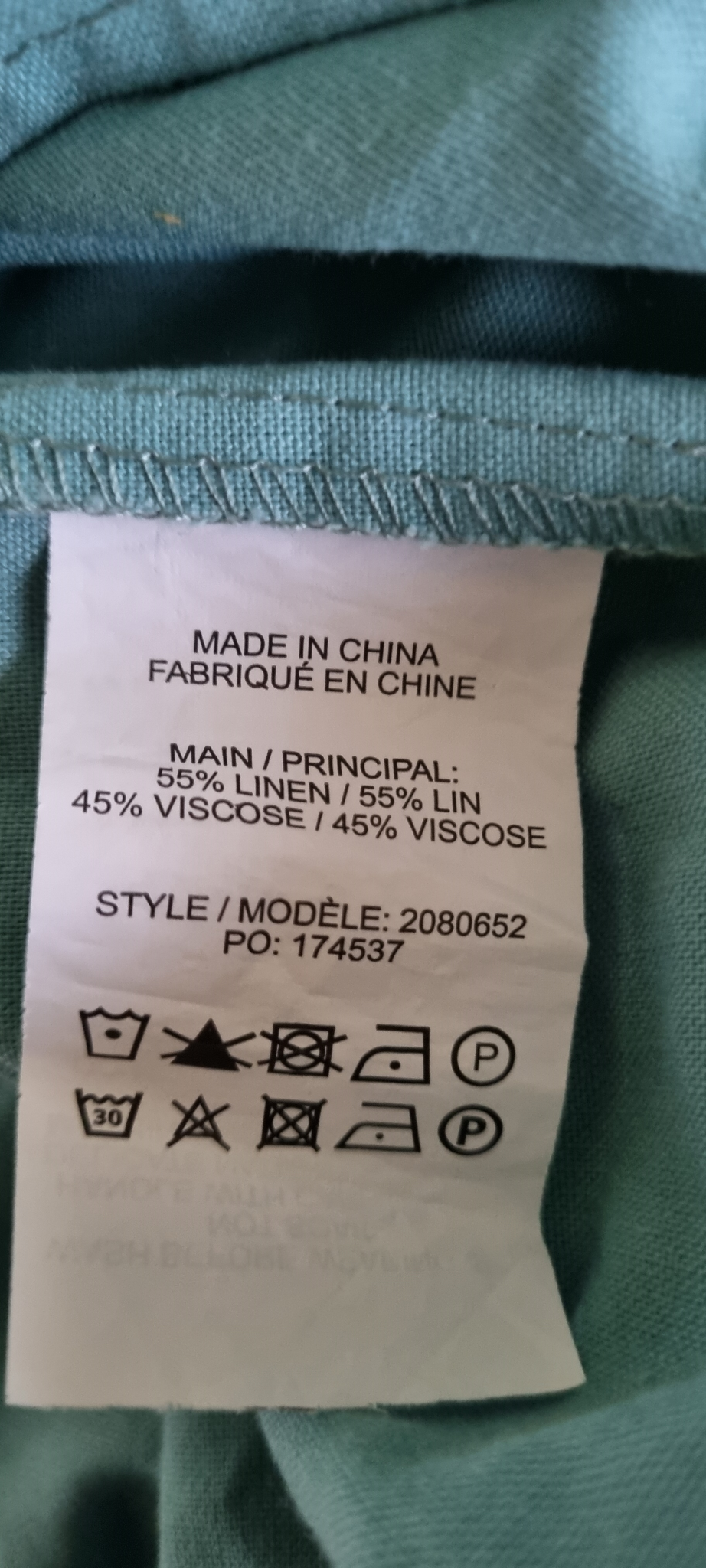 Sara Linen Blend Tunic Top Size 16, image 4