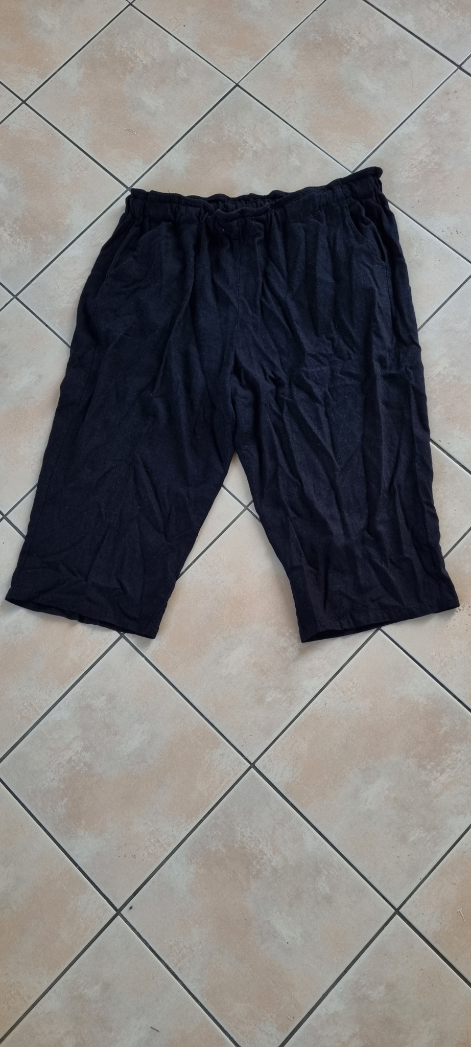 Twin Lakes Black Linen Blend Pants size 20