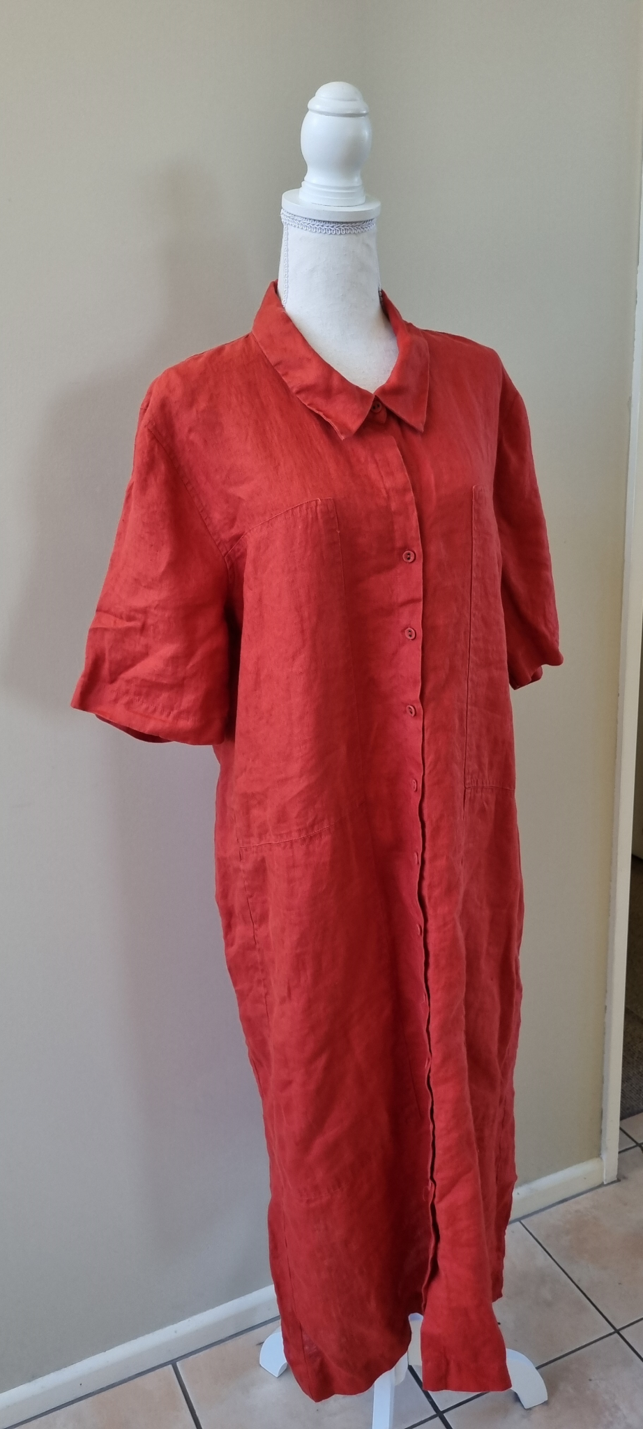 Verge Linen Dress size XXL / 18, image 2