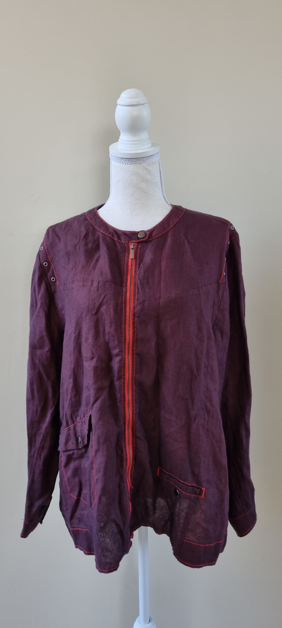 Virtuelle Linen Jacket Size 16
