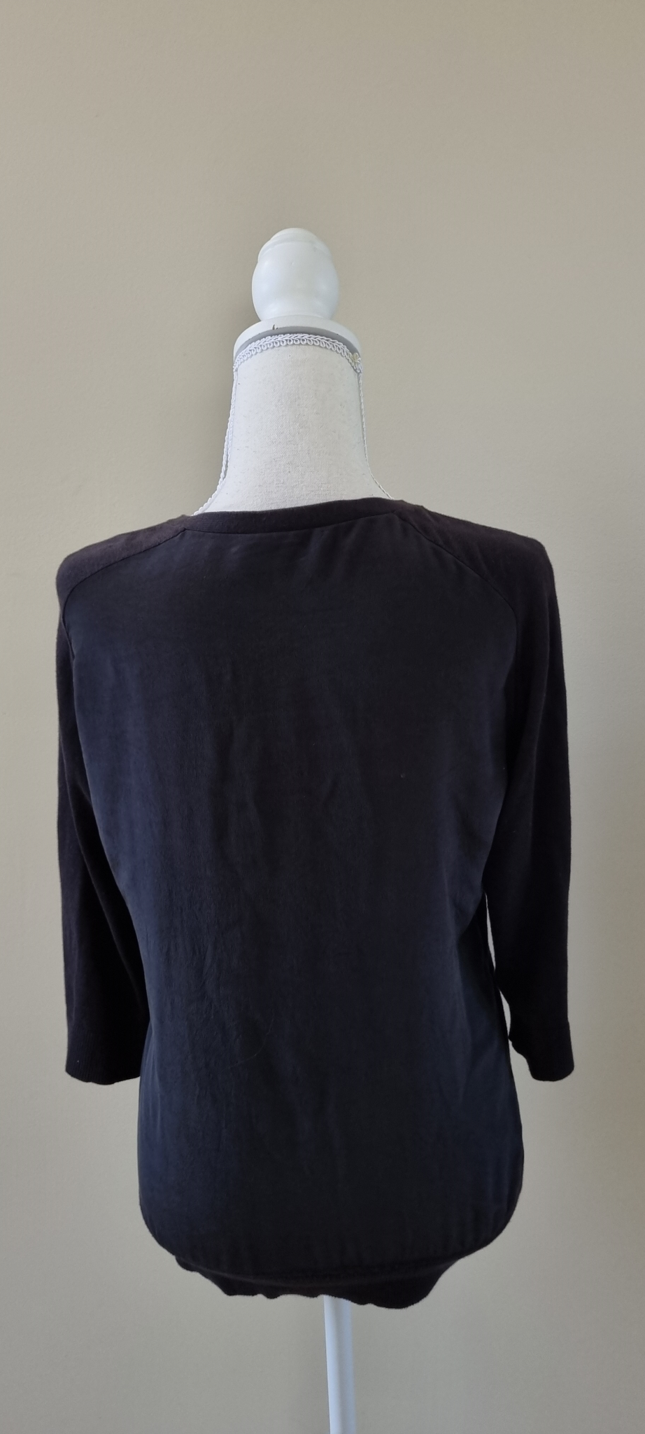 Caroline Sills Black Cardigan size M, image 3