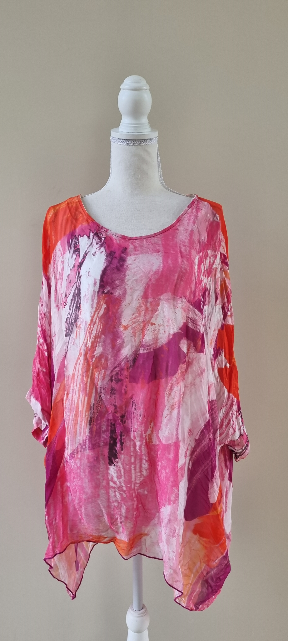 TS Taking Shape Silk Blend Tunic Top size L / 20
