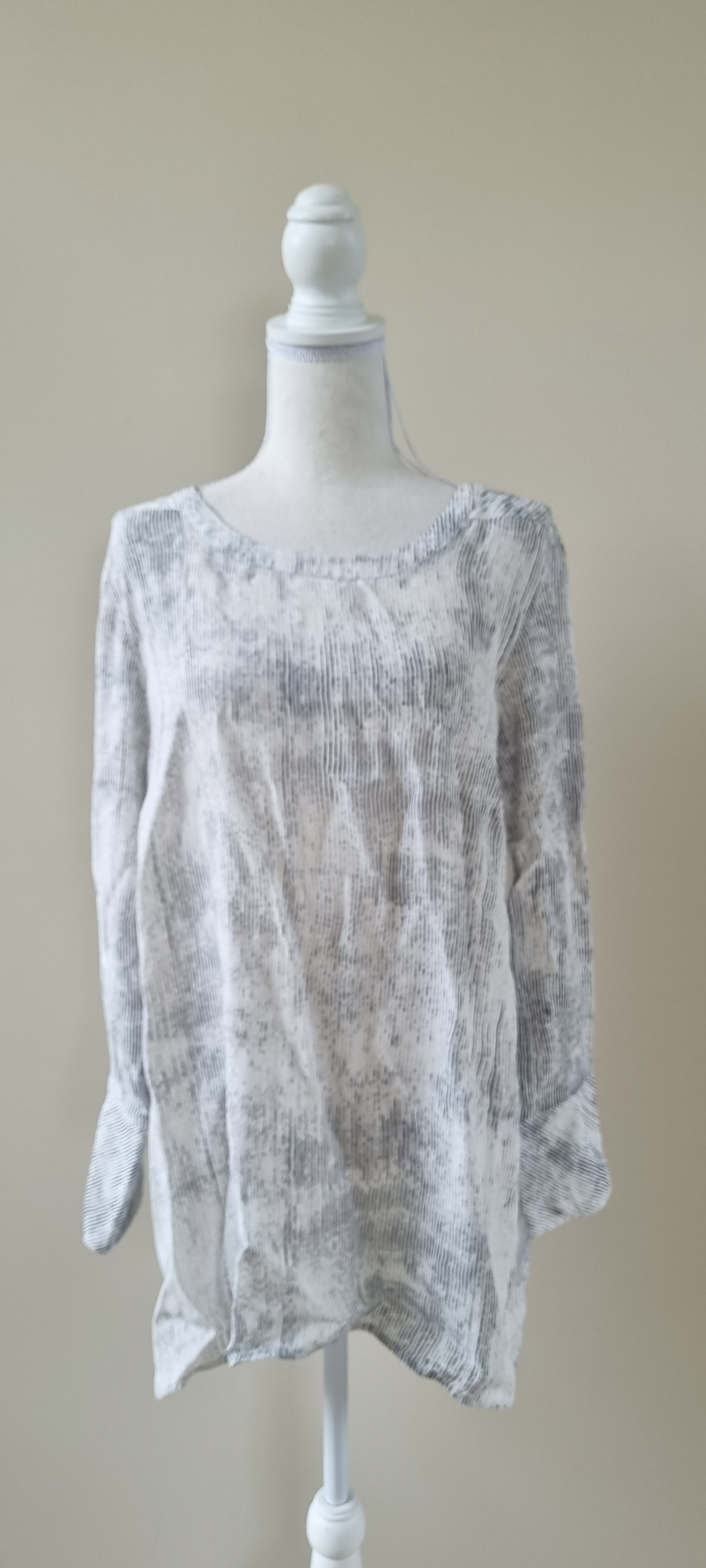 Verge Sketch Silk Blend Tunic Size 16
