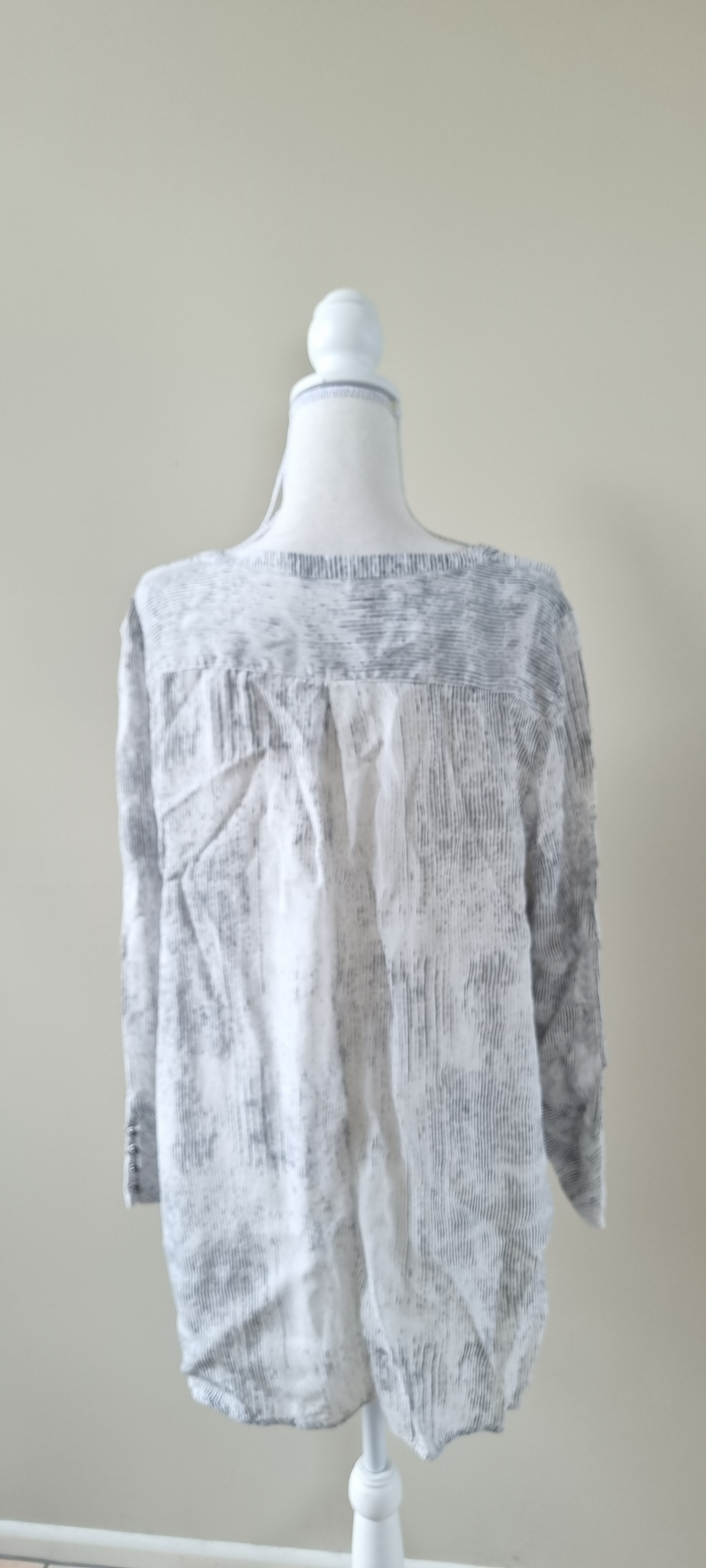 Verge Sketch Silk Blend Tunic Size 16, image 3