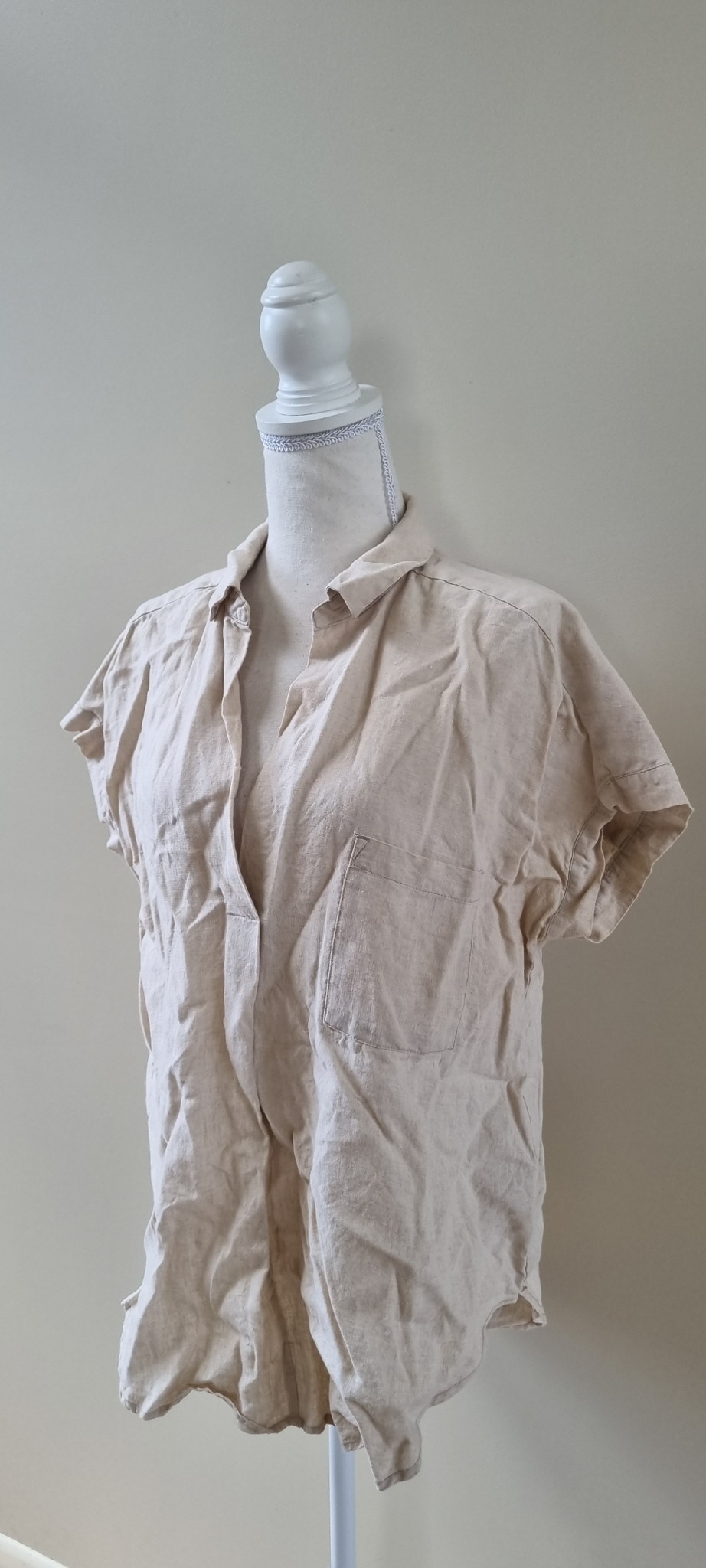 Zest Linen Tunic Top size 12, image 2