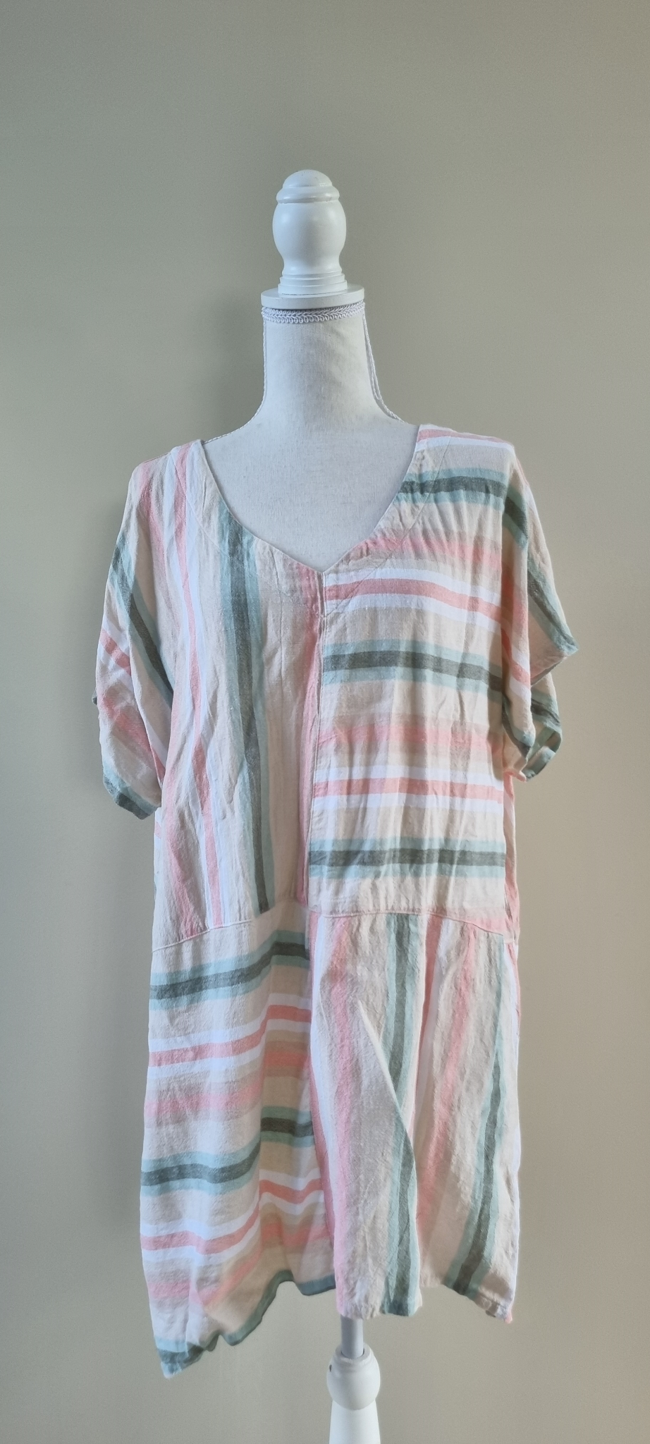 Virtuelle Linen Blend Tunic Size 20