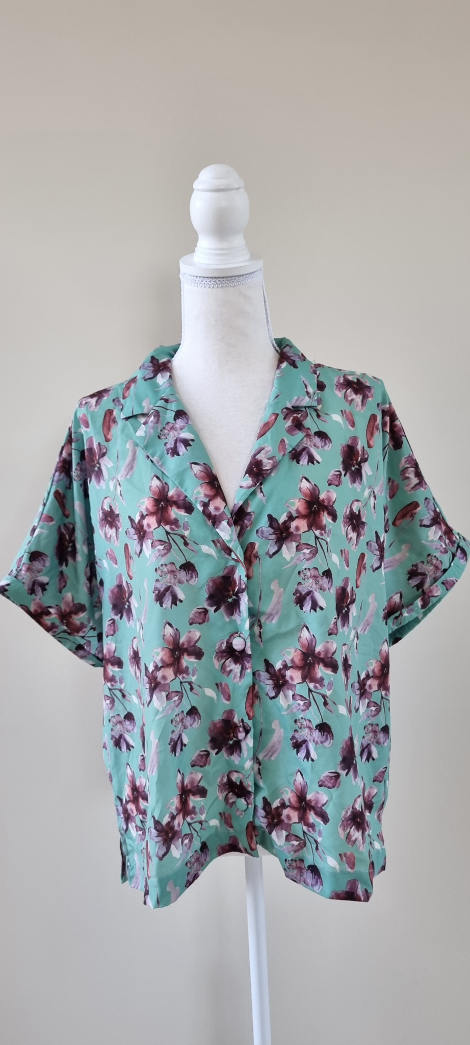 Grace Hill Silk Blend Shirt size 16