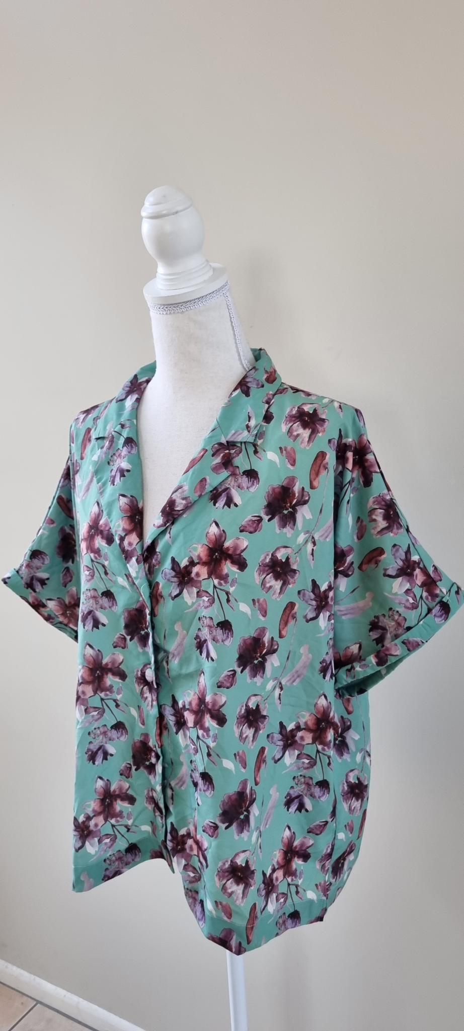 Grace Hill Silk Blend Shirt size 16, image 2