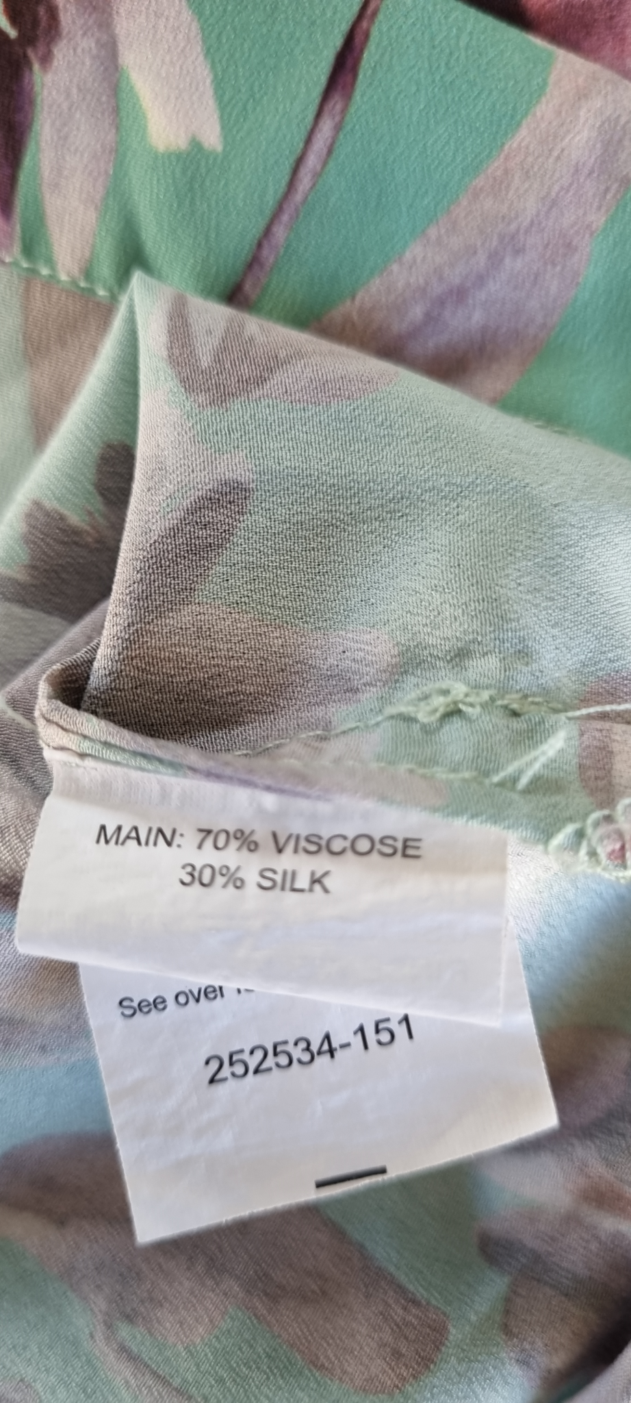 Grace Hill Silk Blend Shirt size 16, image 4