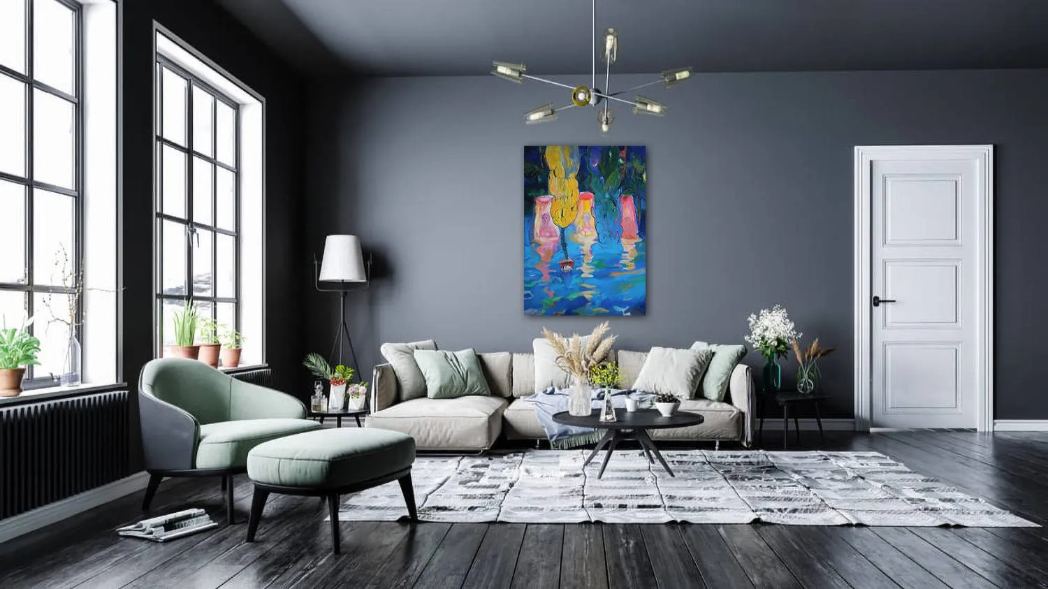 Night Modern Painting Artem Andreichuk - Subjektiv.art 6