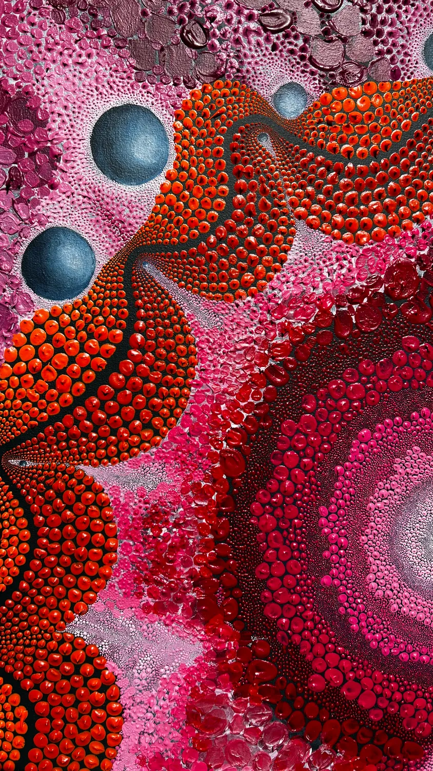 Wound of Interaction Abstract Painting Oksana Gural - Subjektiv.art 7