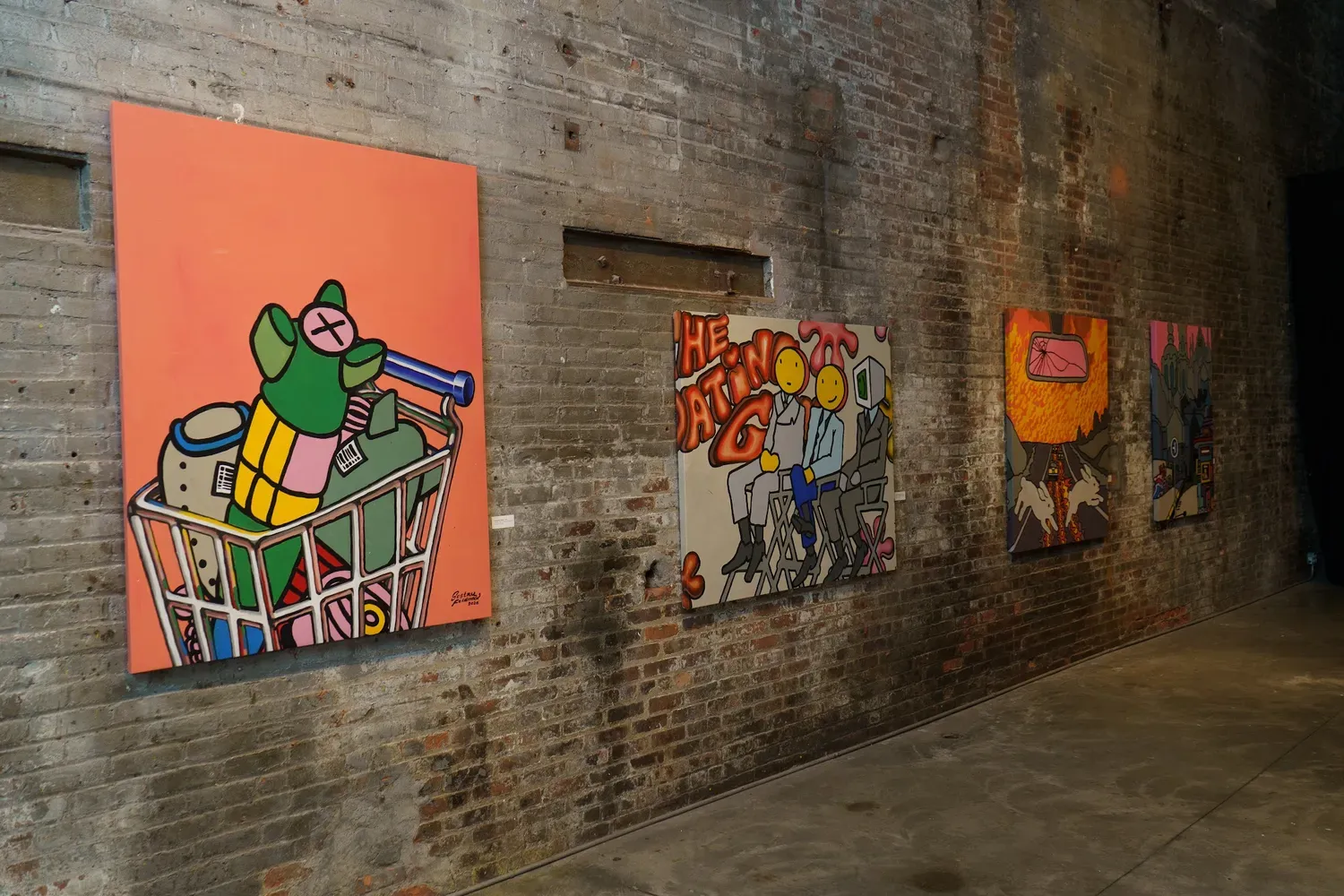 POWER Pop Art Painting Sestry Feldman - Subjektiv.art 5