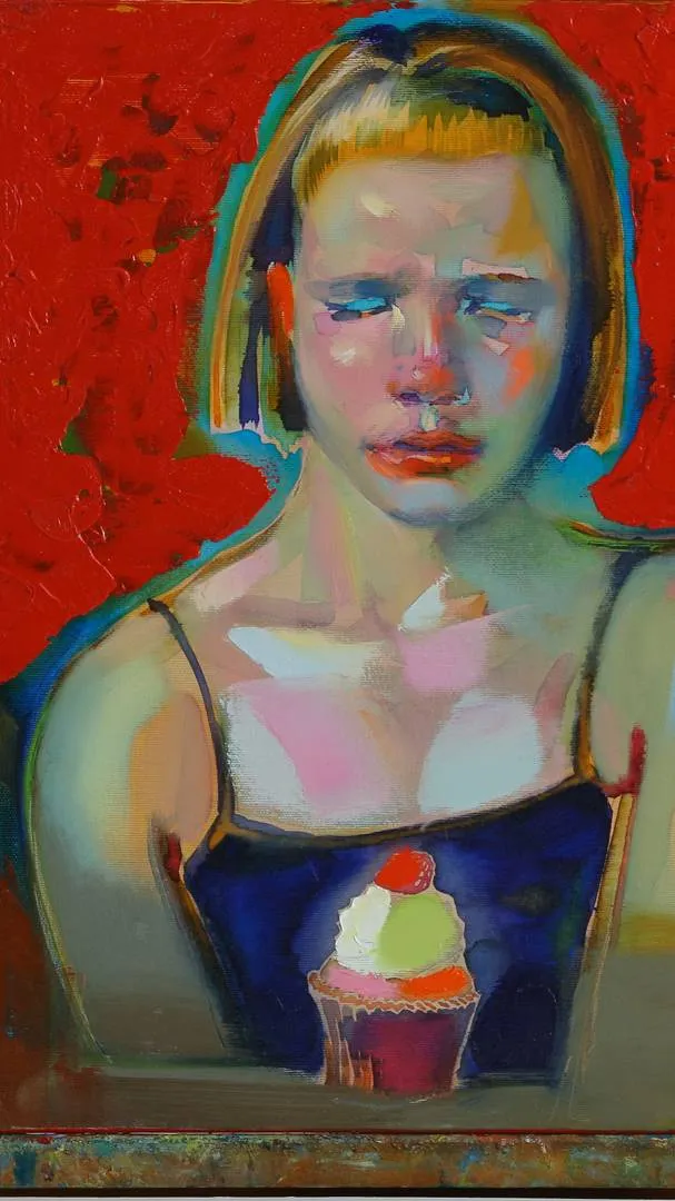 Cake Fine Art Painting Myroslava Perevalska - Subjektiv.art 7