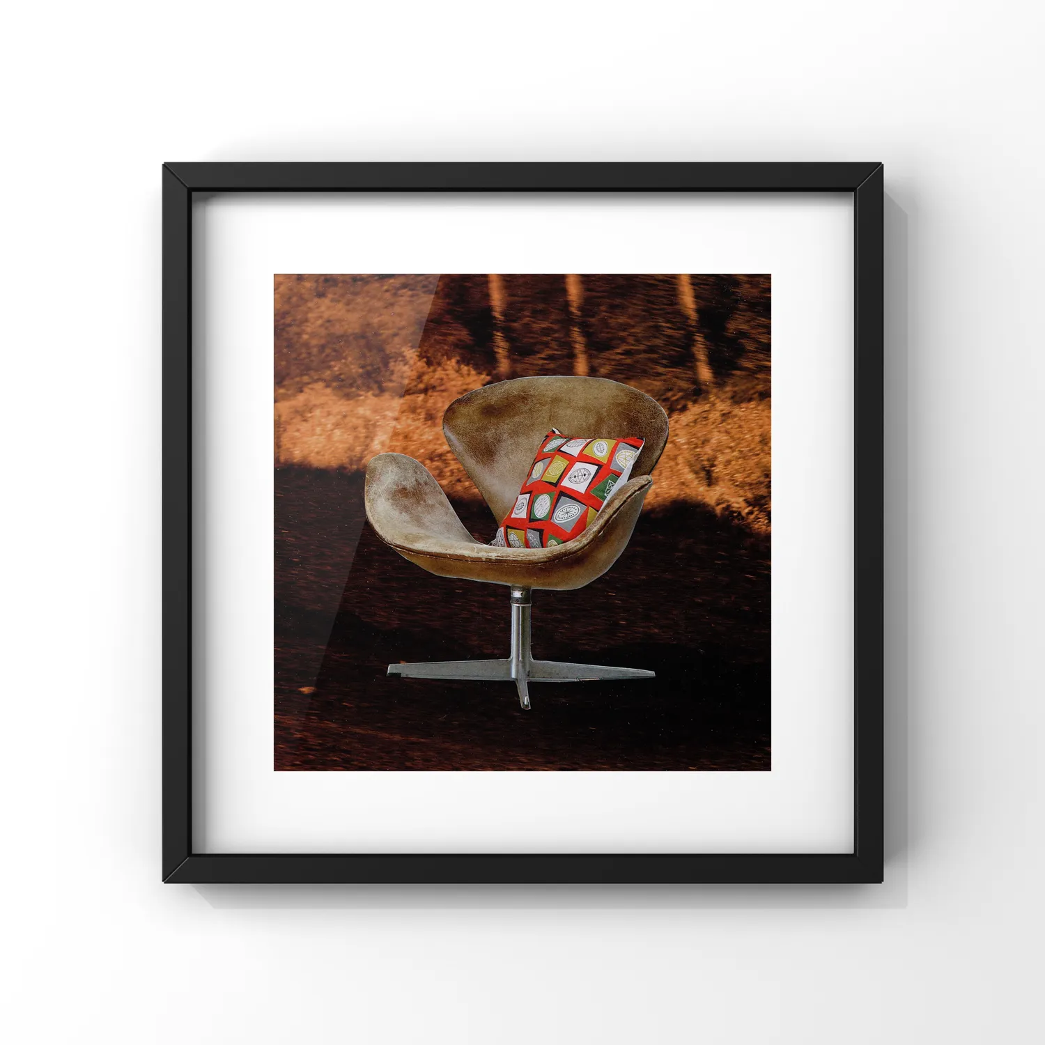 Chair Collage Mixed media Annete Sagal - Subjektiv.art 2