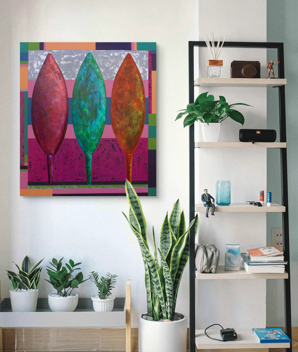 Trees Abstract Painting Olena Marychevska - Subjektiv.art 2