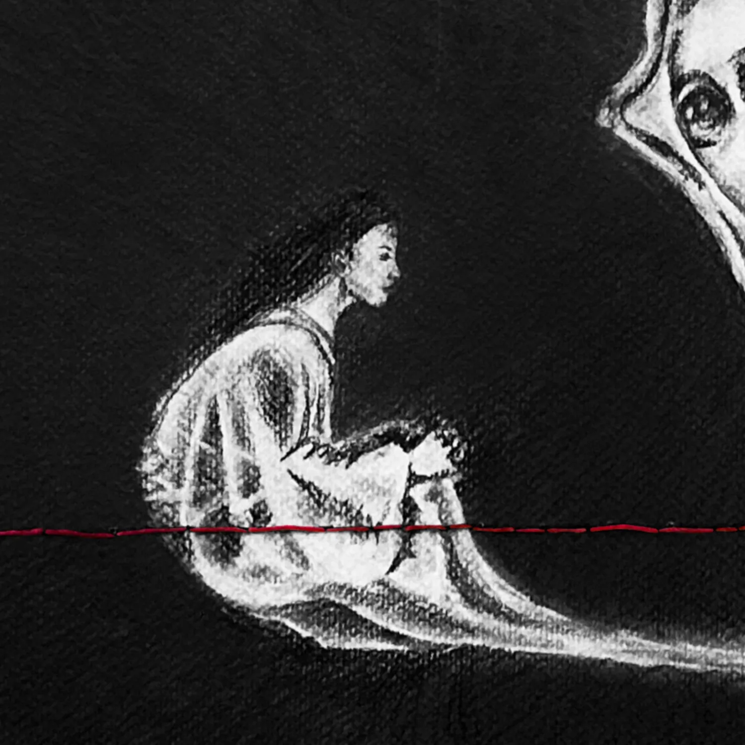 "Gaze" Graphic, illustrative and typographic Drawing Viktoriia Hunina - Subjektiv.art 6