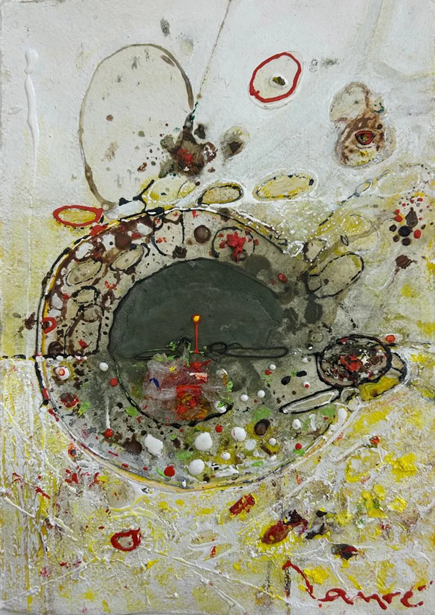 Pavement Series #17 Abstract Painting Lanre Olagoke - Subjektiv.art 2