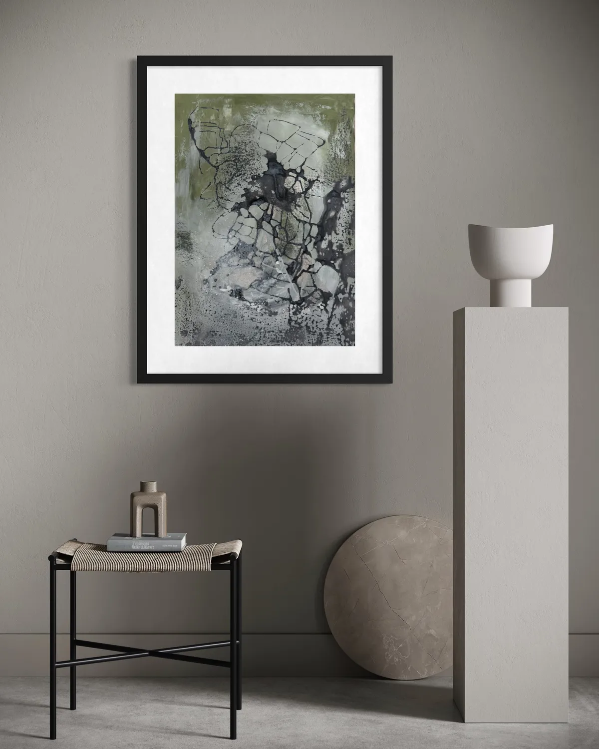 Untitled #13 Abstract Painting Aliona Koroliova - Subjektiv.art 3