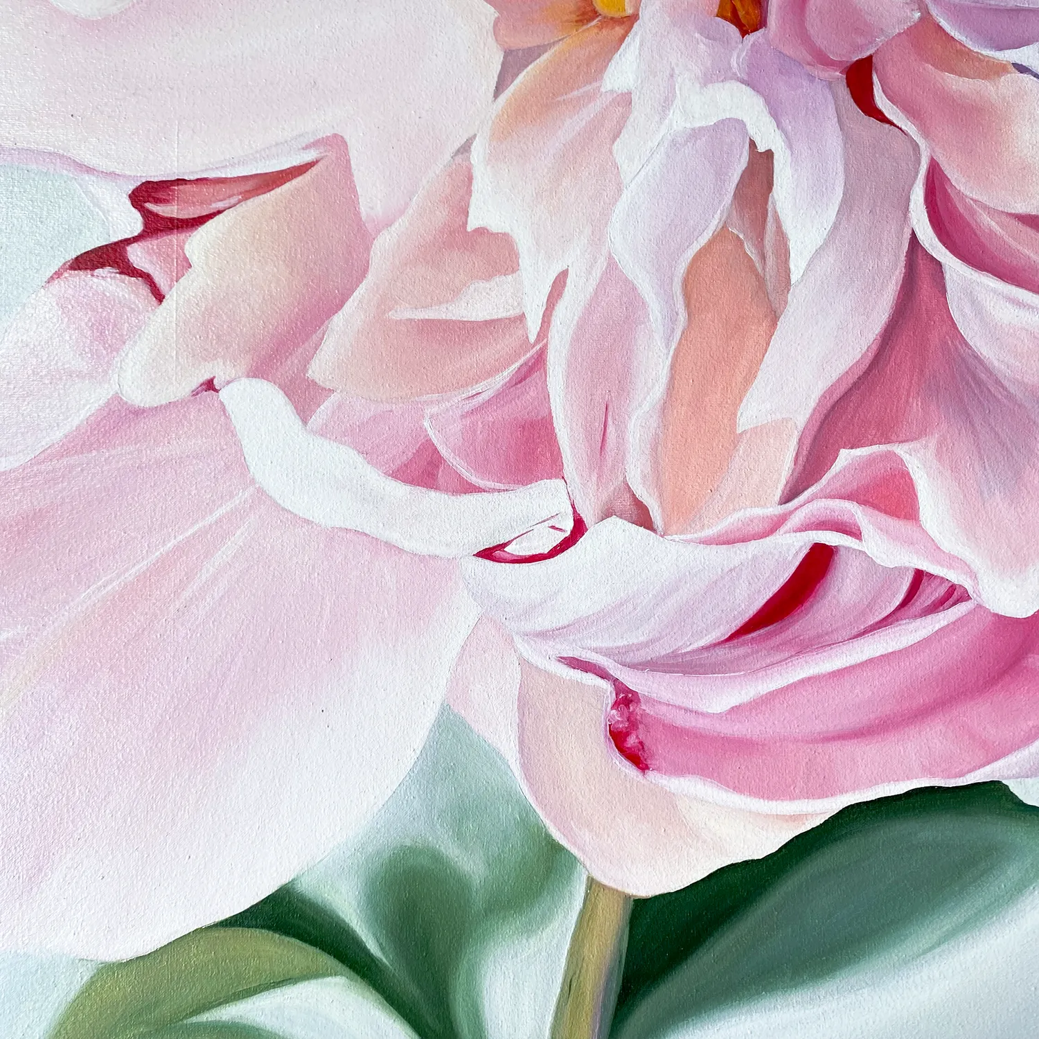 PINK PEONY Photorealistic Painting Anna Lyashenko - Subjektiv.art 8
