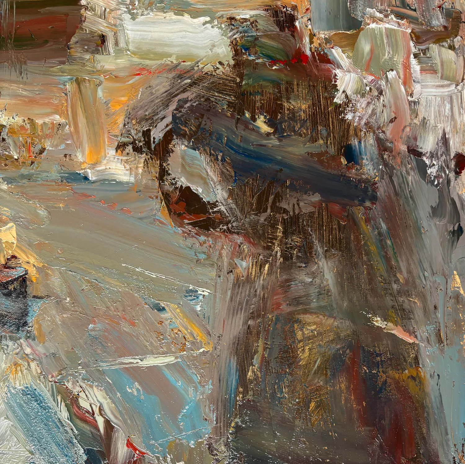 Busload Expressive and gestural Painting Darren Thompson - Subjektiv.art 3