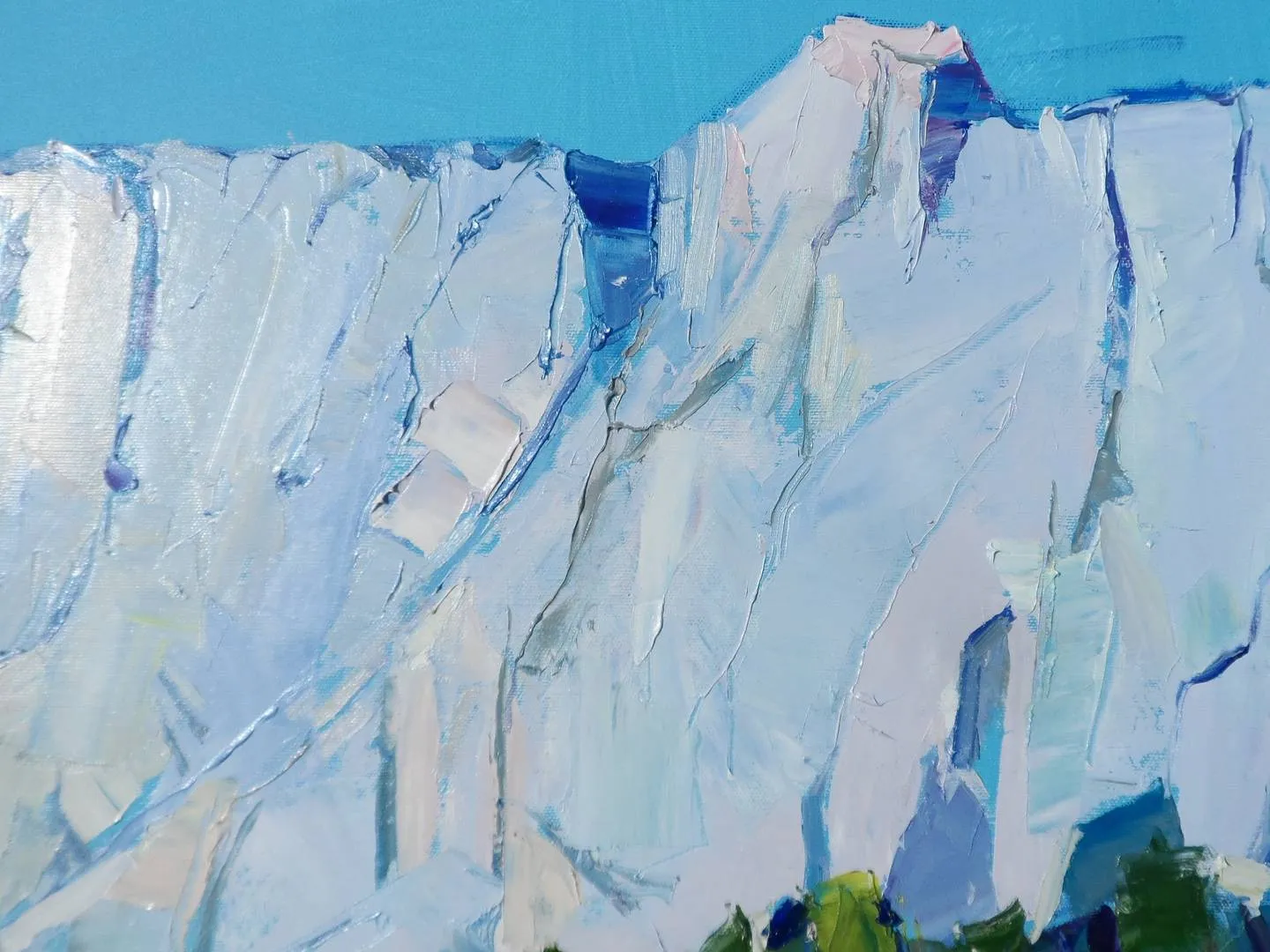 High in the mountains Fine Art Painting Yehor Dulin - Subjektiv.art 2