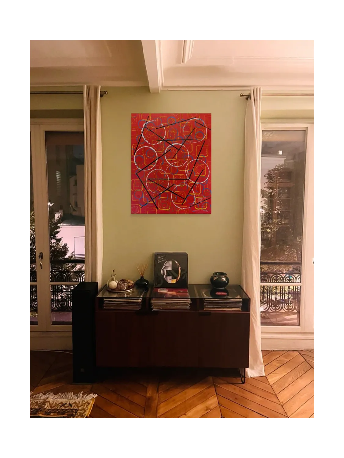 Fractured Abstract Painting Guy Hull - Subjektiv.art 2