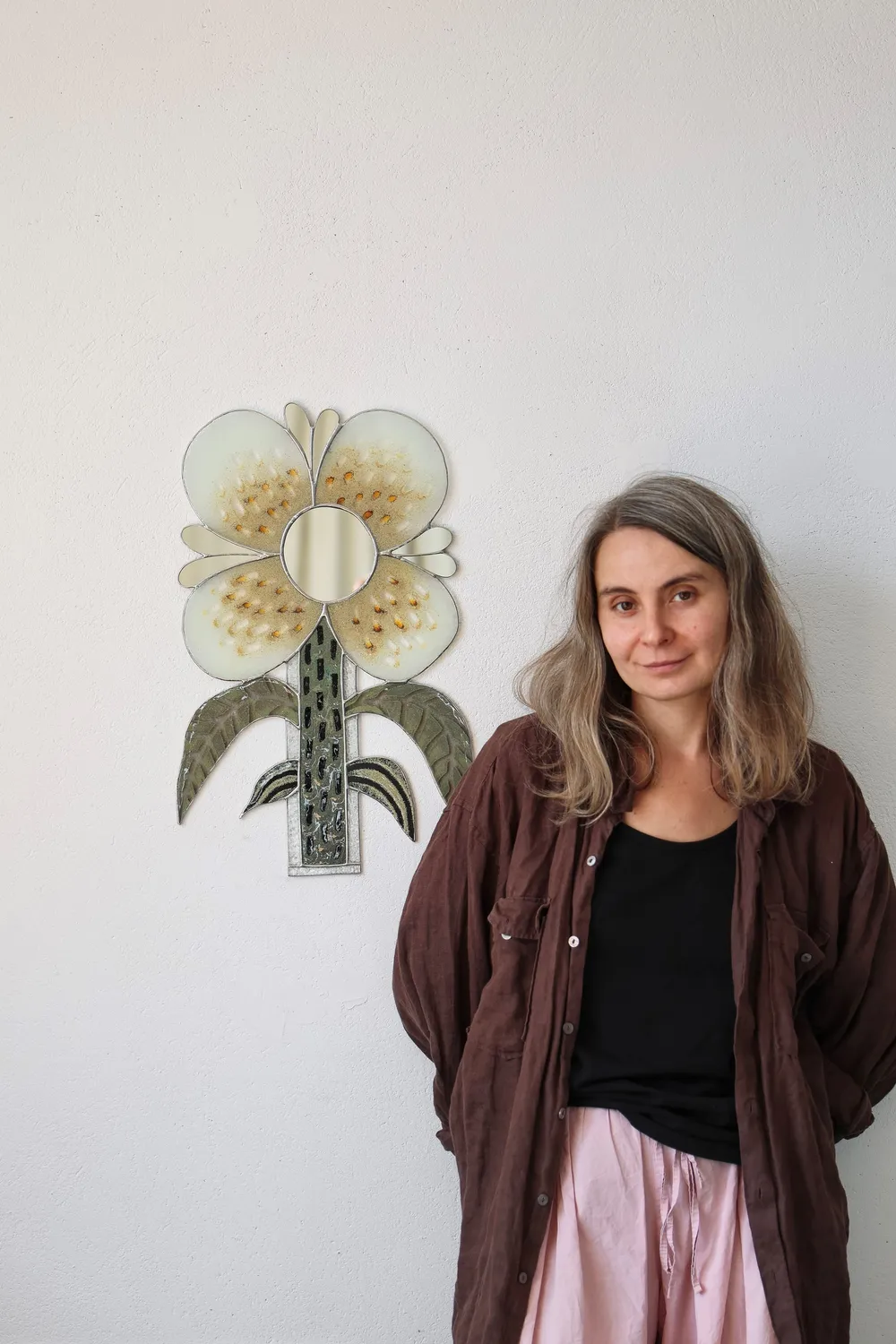 MIRROR FROM THE «TERRA-VERT» COLLECTION, MILKY Modern Other Roksolana Khudoba - Subjektiv.art 5