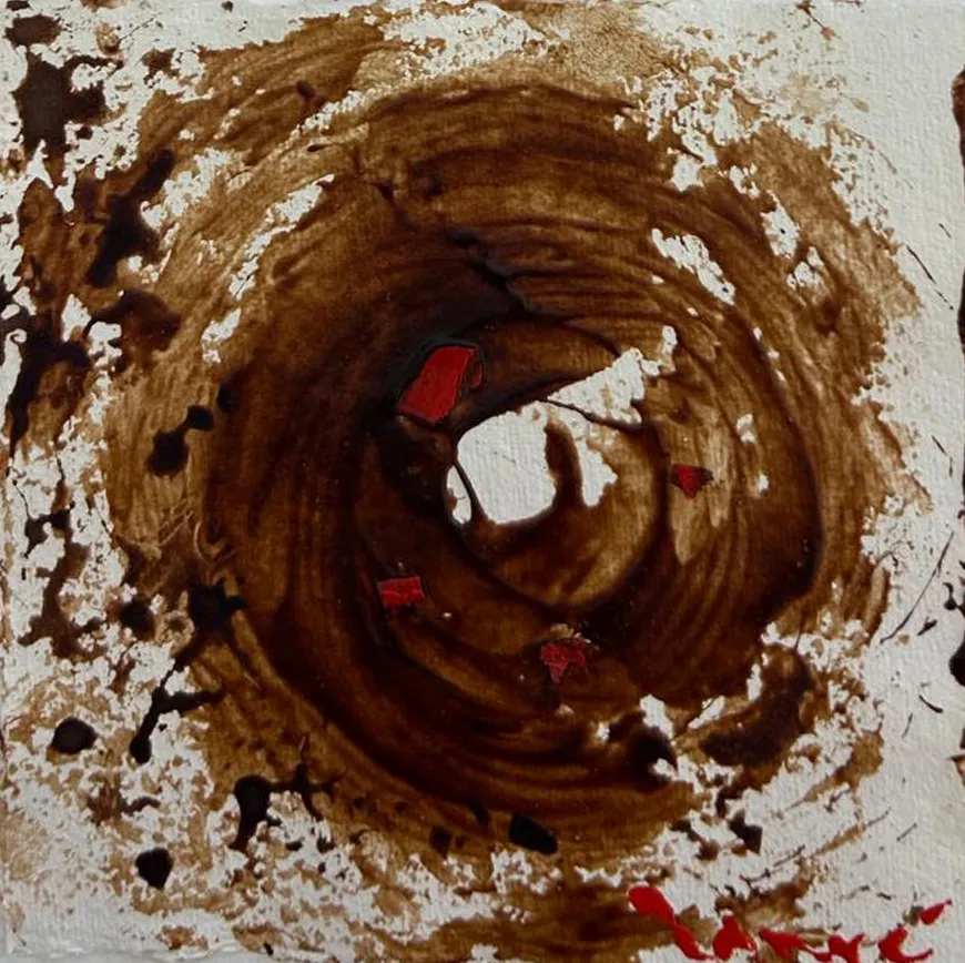 Pavement Series #1.1 Abstract Painting Lanre Olagoke - Subjektiv.art 2