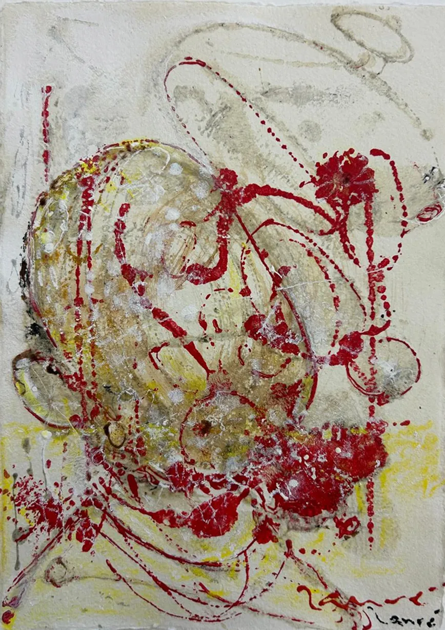 Pavement Series #15 Abstract Painting Lanre Olagoke - Subjektiv.art 2