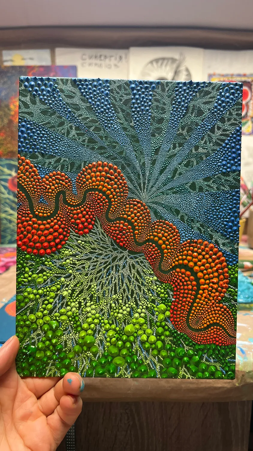 Space No.8 Abstract Painting Oksana Gural - Subjektiv.art 4