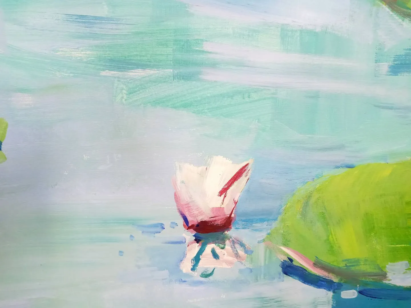 Water lilies Impressionistic Painting Yehor Dulin - Subjektiv.art 3
