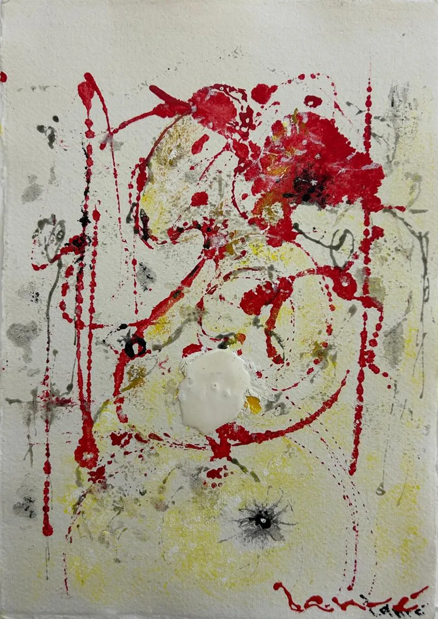 Pavement Series #13 Abstract Painting Lanre Olagoke - Subjektiv.art 2