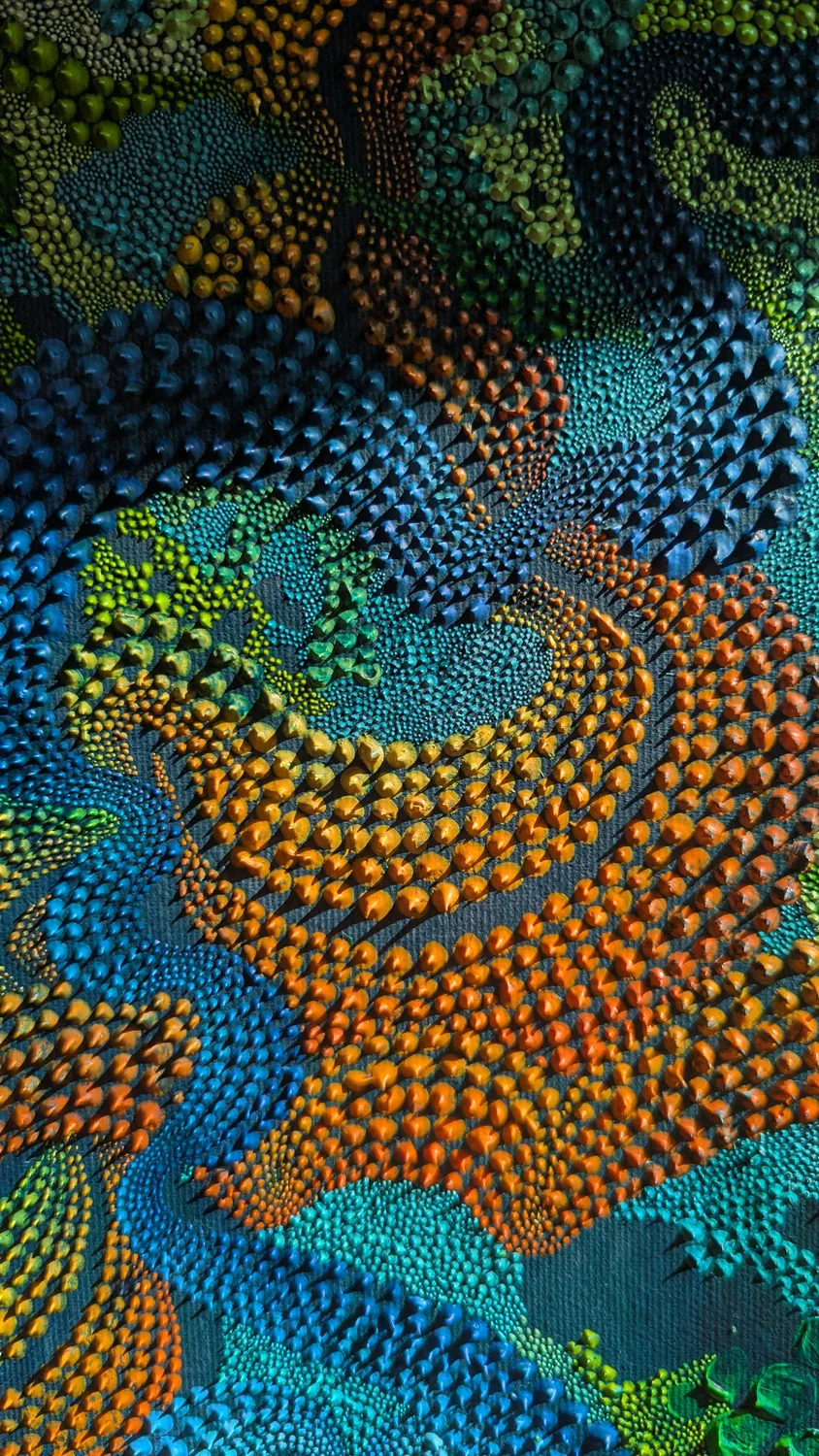 Wounding Abstract Painting Oksana Gural - Subjektiv.art 3