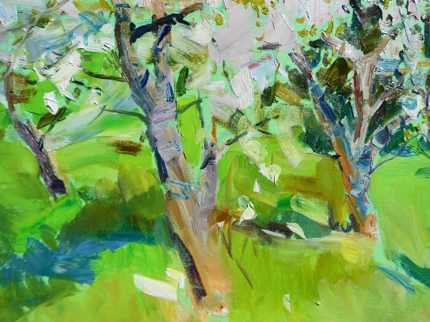Apple orchard Fine Art Painting Yehor Dulin - Subjektiv.art 3
