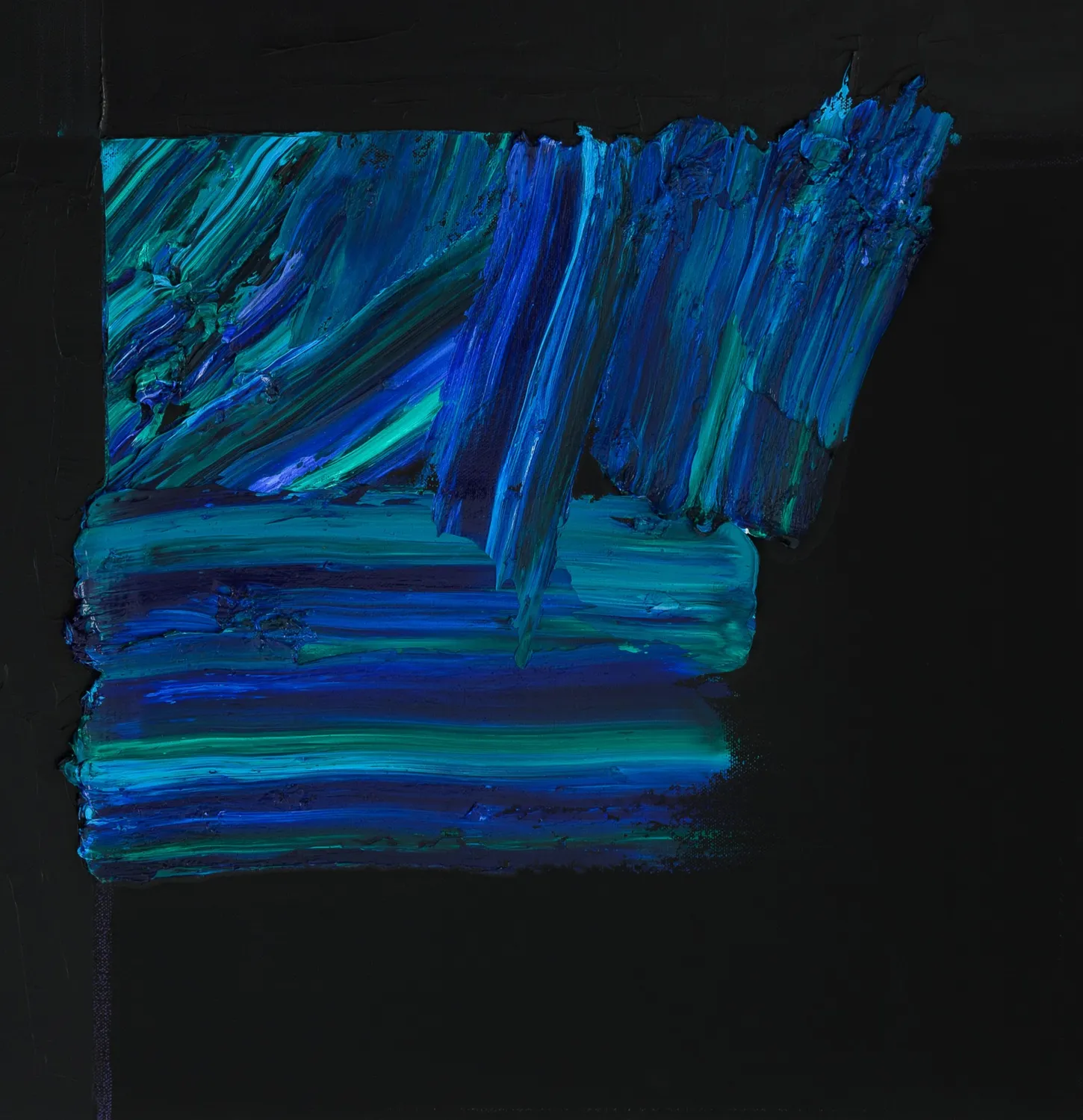 Composition No. 6 from the “2024” series Expressive and gestural Painting Angelina Gafynets - Subjektiv.art 2