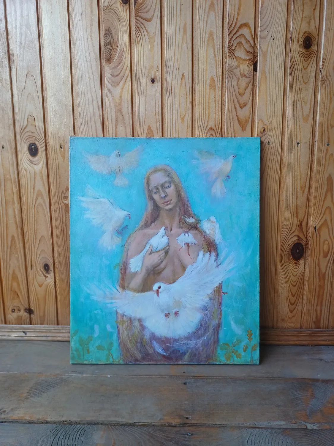 Silence/Тиша Fine Art Painting Sofiia Horbukhova - Subjektiv.art 9