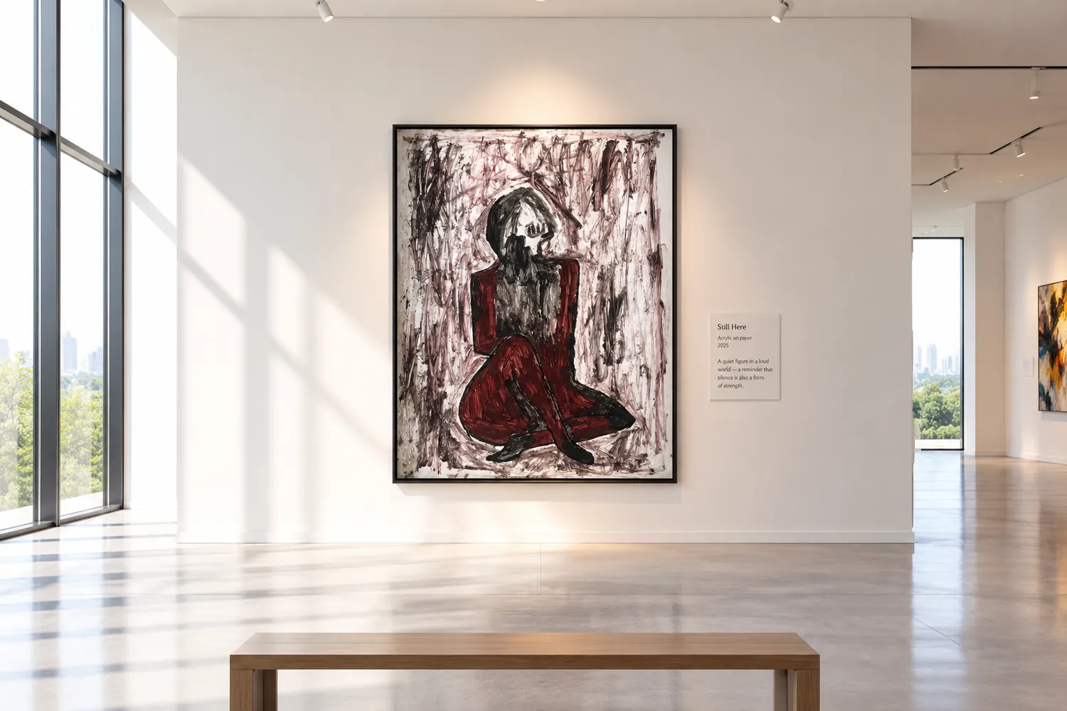 Indigene of the mind collection Expressive and gestural Painting  - Subjektiv.art 3