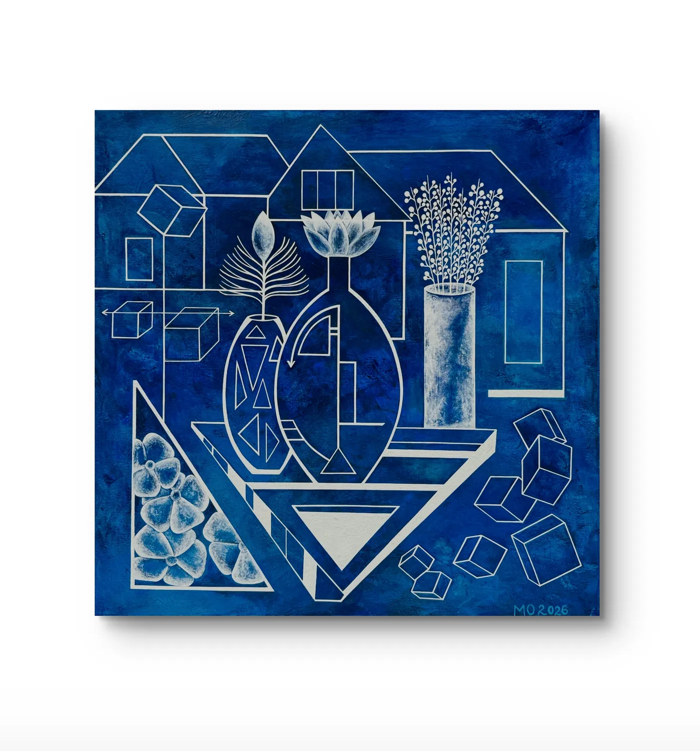 What are your thoughts about? Abstract Painting Olena Marychevska - Subjektiv.art 4