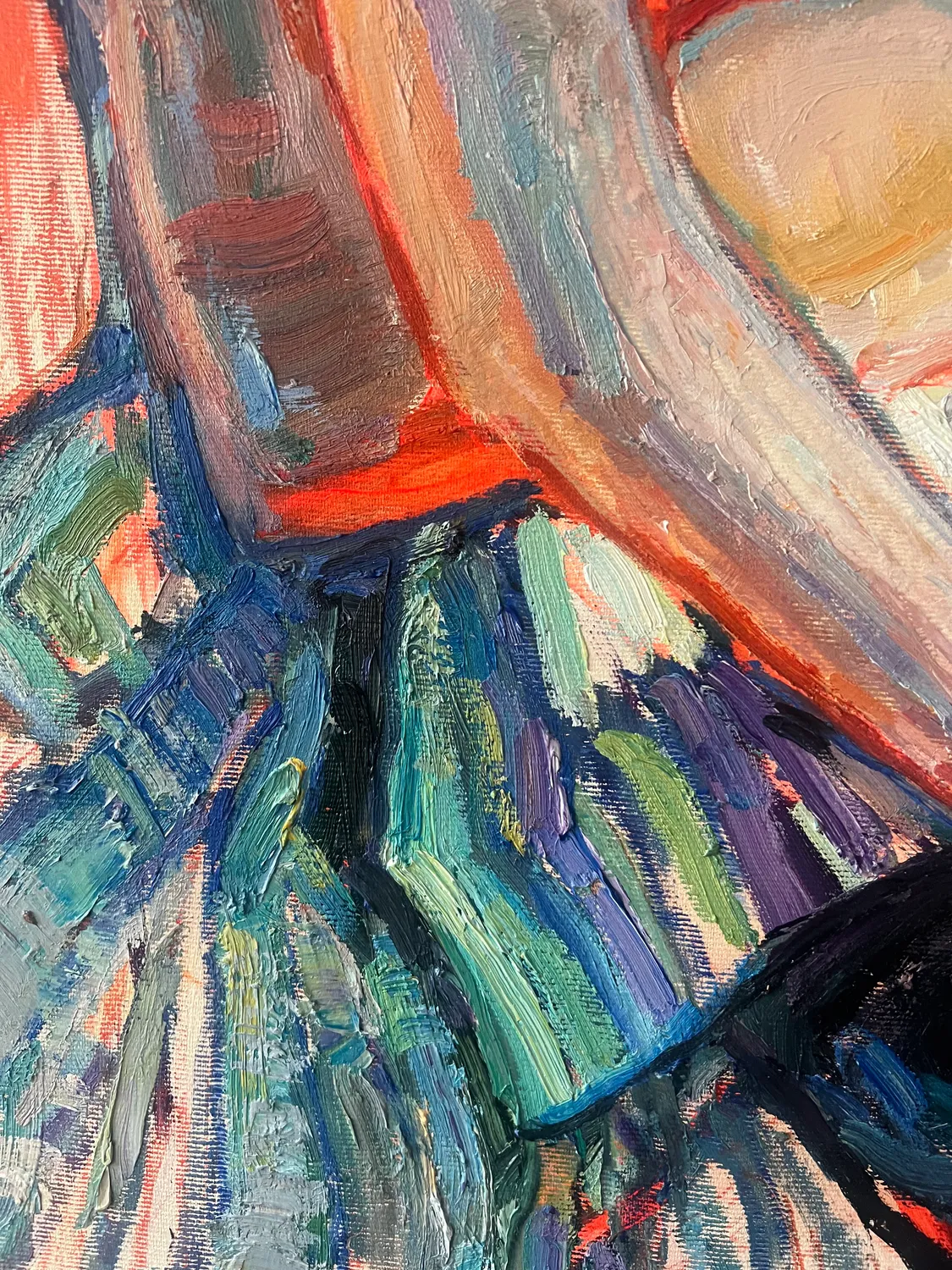 Breakfast will be soon (version) Expressive and gestural Painting Yuliia Levytska - Subjektiv.art 4