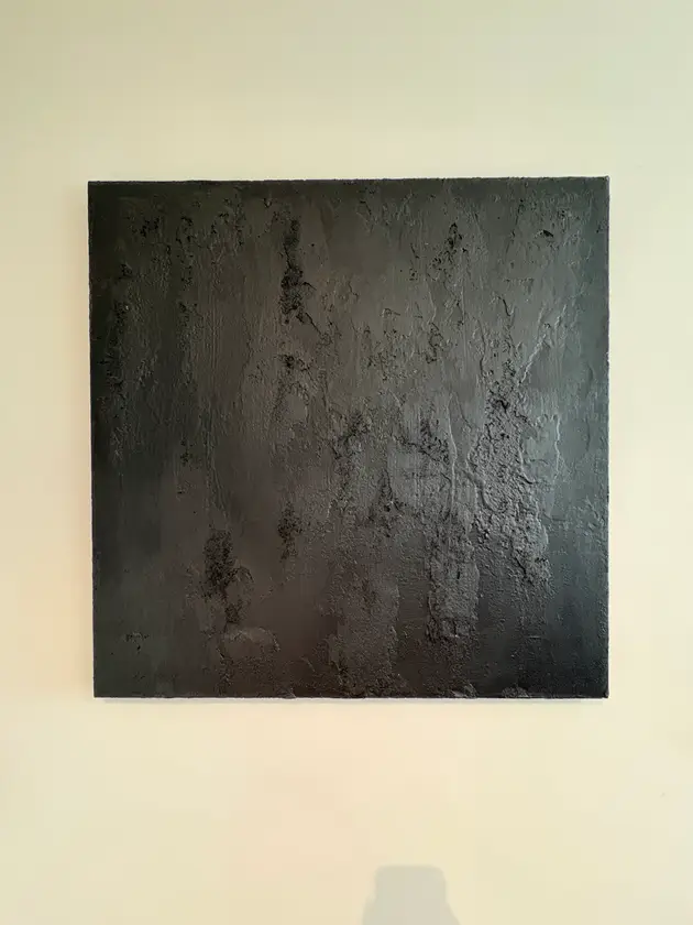 ODE TO DARKNESS β NΒ° 1 Abstract Painting - Subjektiv.art