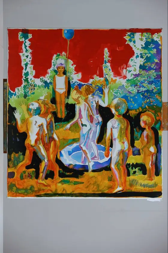 A memory of childhood Fine Art Painting Myroslava Perevalska - Subjektiv.art