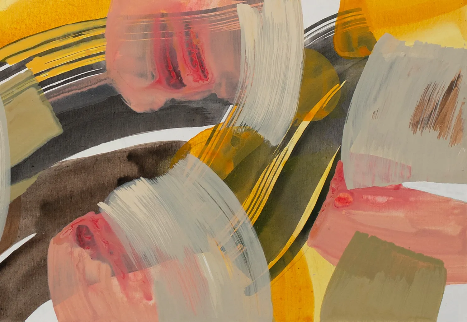 Breathe Out 2 Abstract Painting Alena Kuznetsova - Subjektiv.art 5