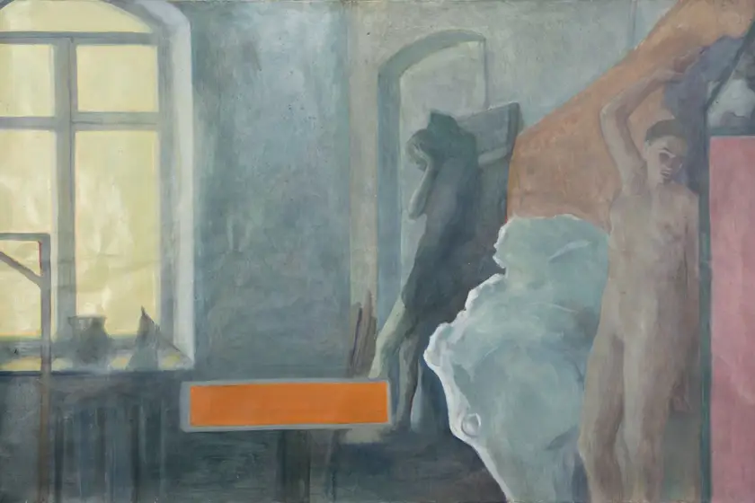 Composition with model and mannequin - Subjektiv.art