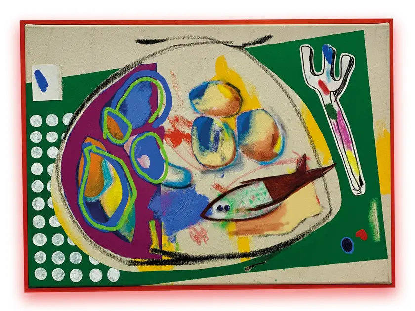 Fich auf Tich Collage Painting Bjoern Heyn - Subjektiv.art