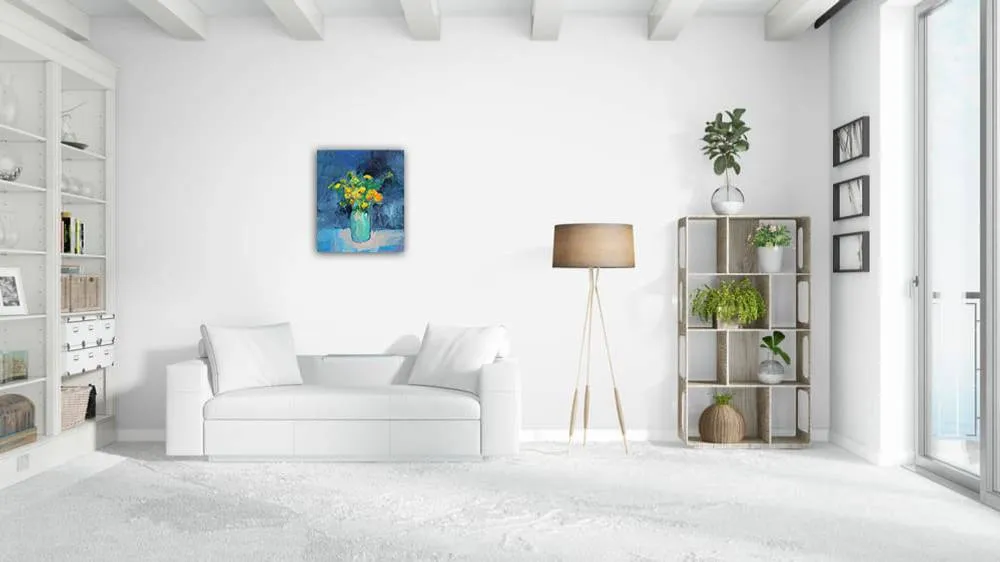 Dandelions Expressive and gestural Painting Artem Andreichuk - Subjektiv.art 7