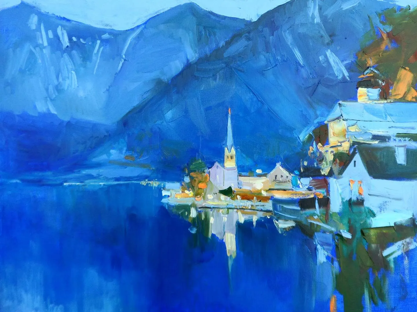 Hallstat Fine Art Painting Yehor Dulin - Subjektiv.art 7